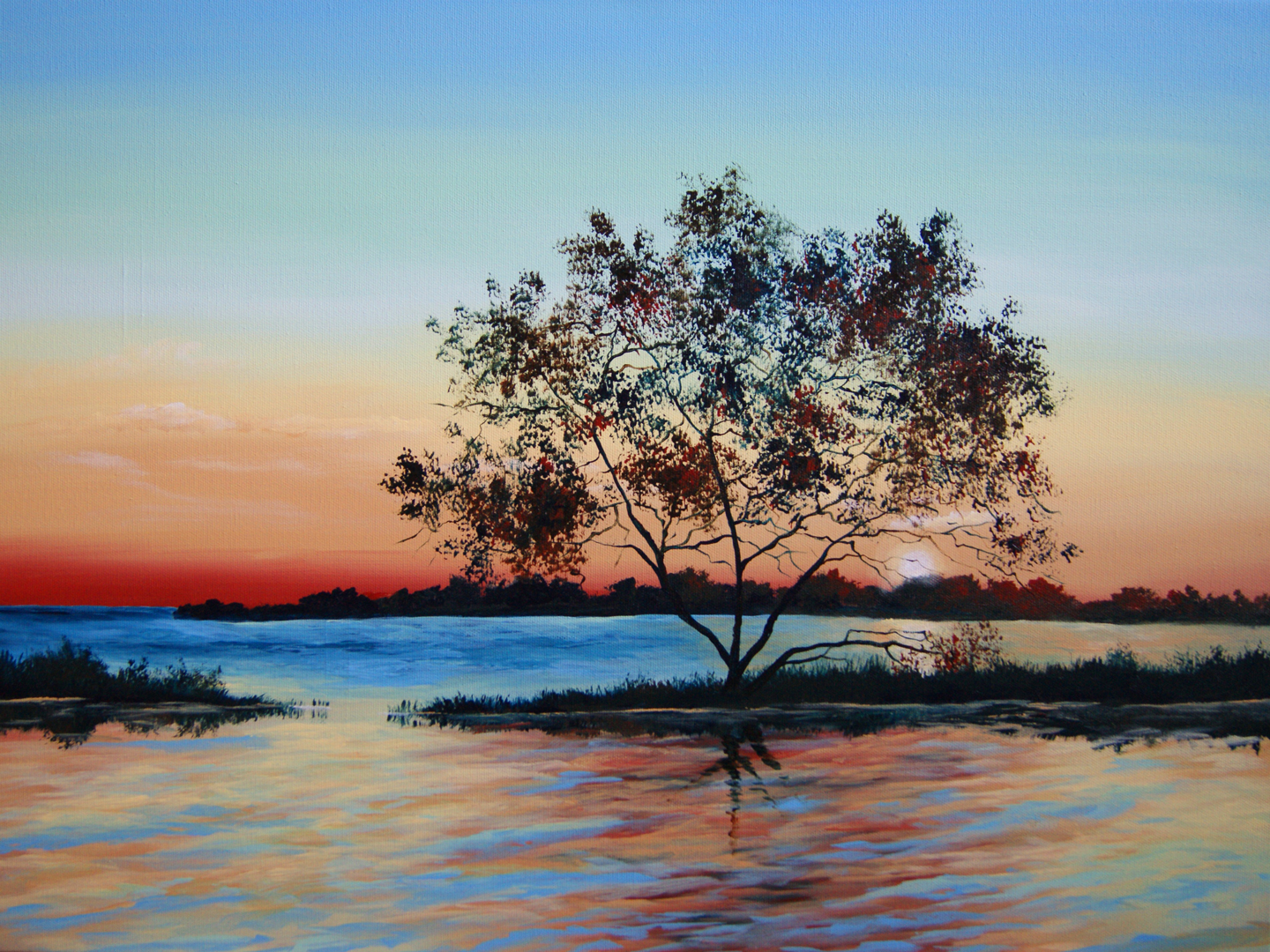 Sonnenuntergang am See